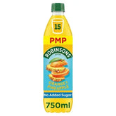 Robinsons Orange & Pineapple No Added Sugar Squash PMP 750ml (Case of 12)  Adomoo